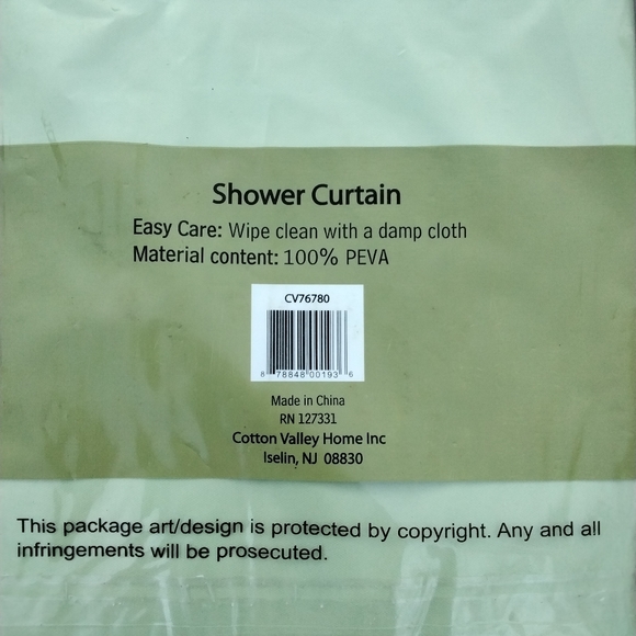 New Cotton Valley green shower curtain and 2 towels🏡 - Picture 5 of 8